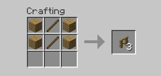 Fence Crafting Recipe