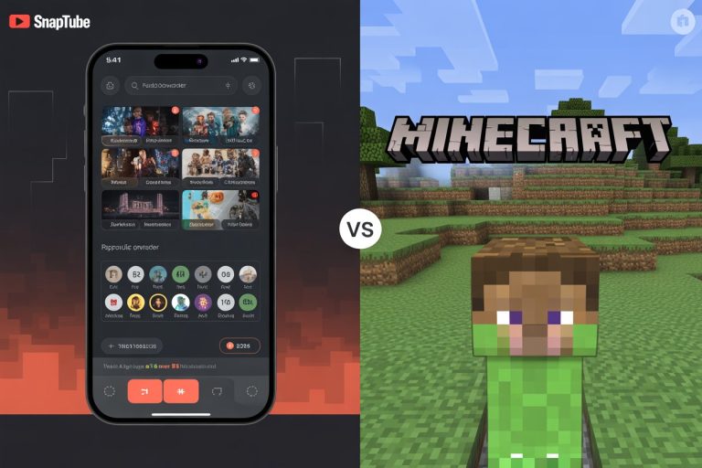 SnapTube vs Minecraft APK: uma visão geral comparativa